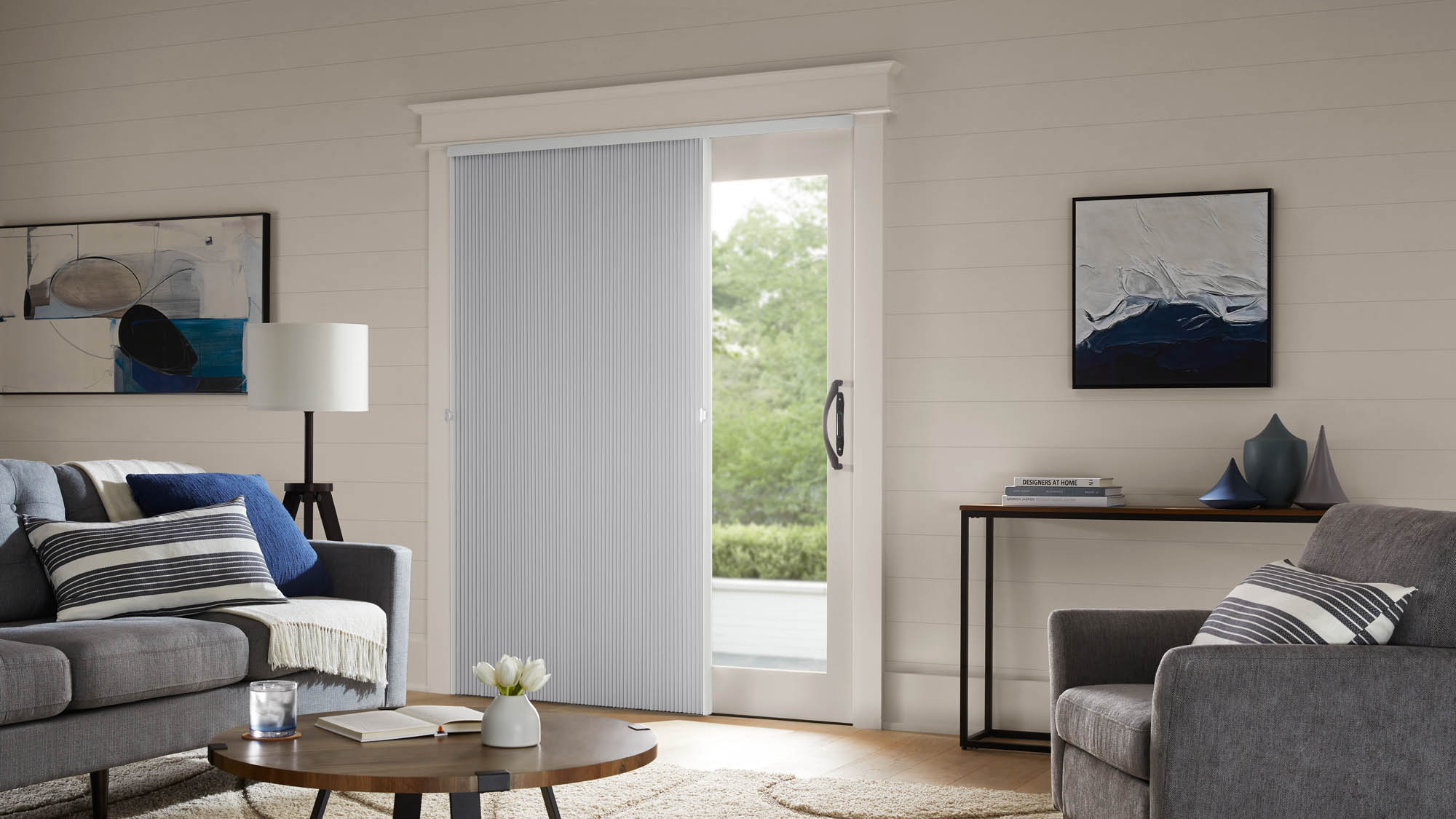 American Blinds: Legacy Blackout Vertical Cellular Shades